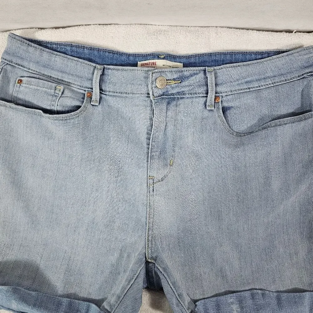 Levi's Signature Mid Rise Denim Shorts Women's Size 12 / 31